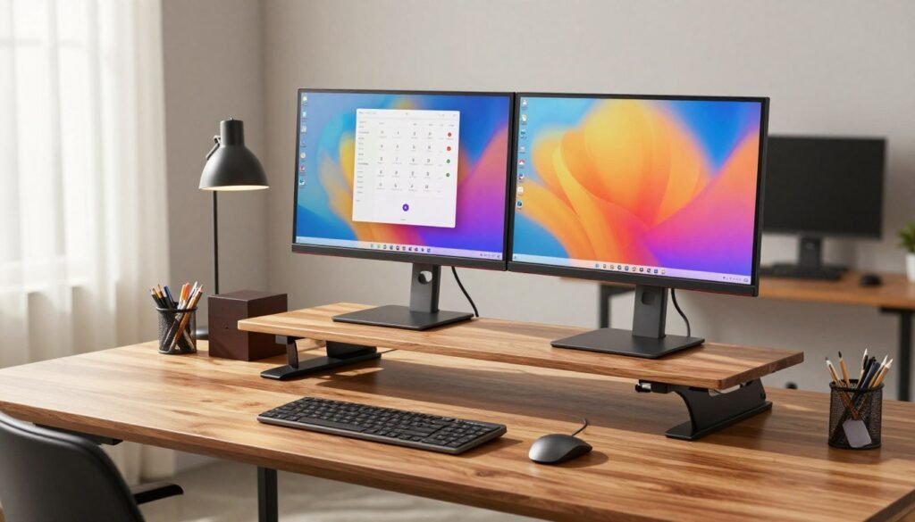 Best monitor riser for dual screens