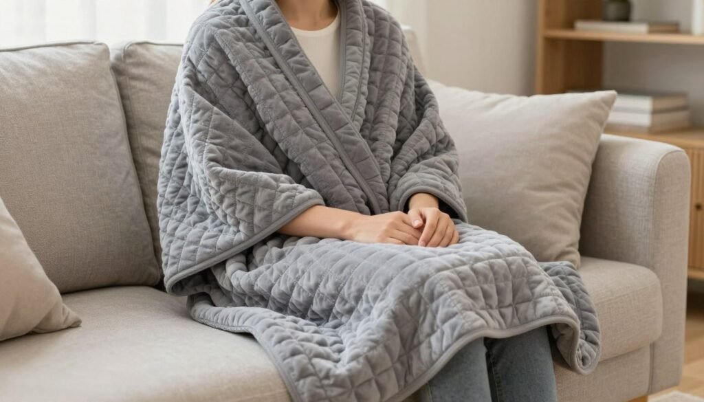 Capeable weighted blanket made in USA