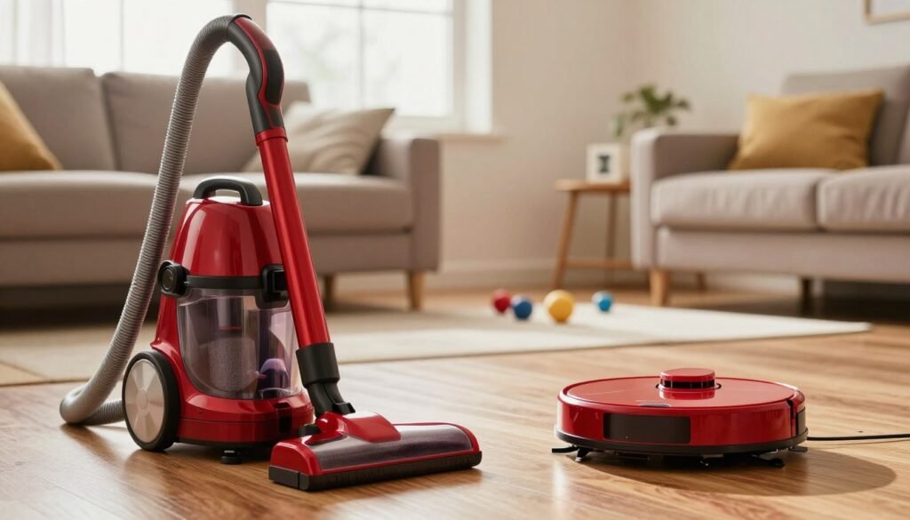 Comparing traditional vacuum cleaners and smart technology