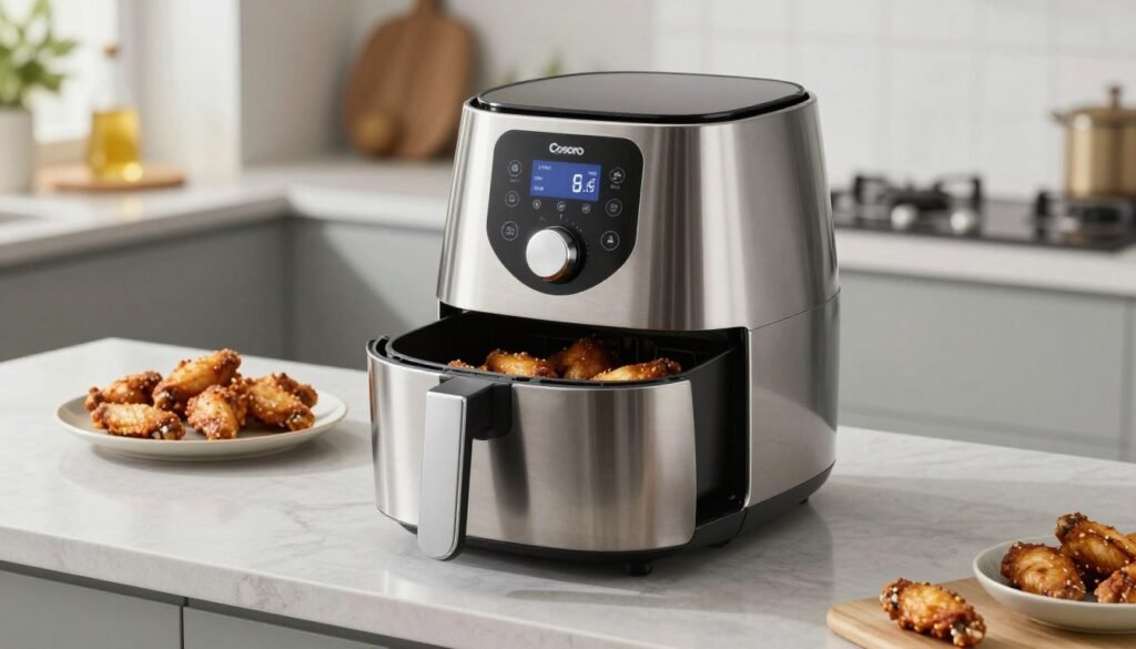 Cosori Iconic Stainless Steel 6.5-Quart Air Fryer