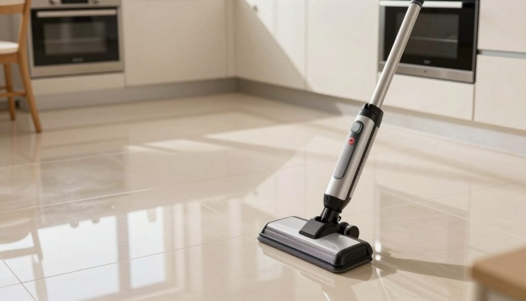 Deep clean tile floors