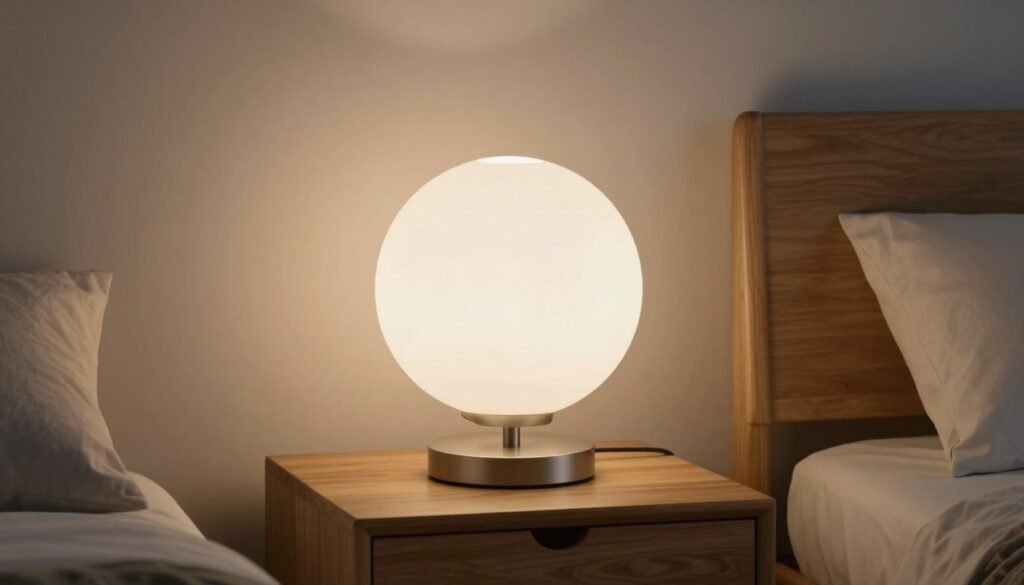 Ikea Fado Lamp globe bedside