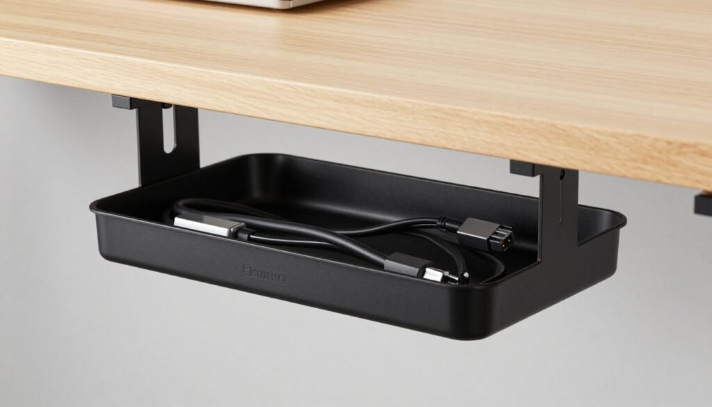 Pamo under desk cable trays