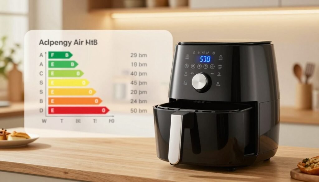 air fryer power and wattage efficiency