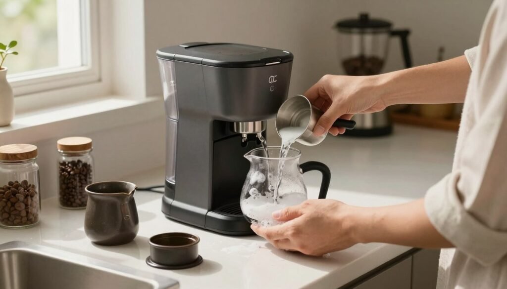 cleaning a manual coffee maker cleaning a manual coffee maker