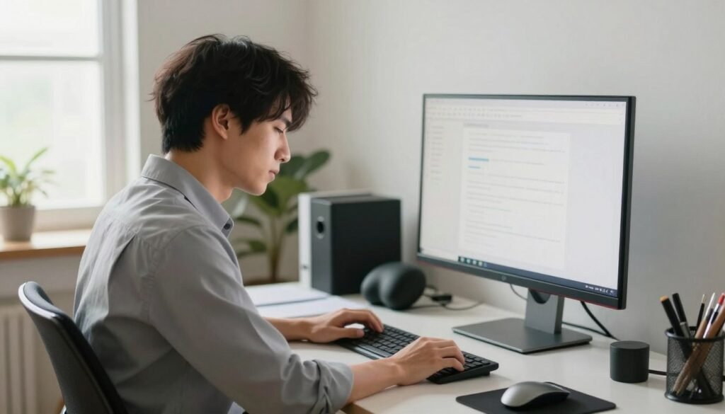 common monitor placement mistakes causing neck strain