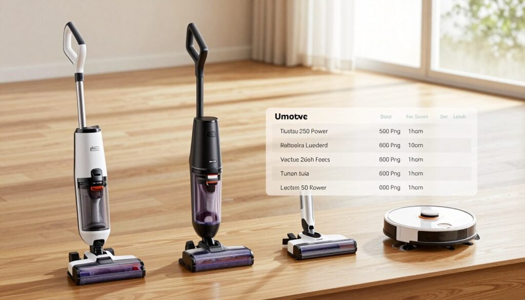 comparison of different vacuum models for hardwood