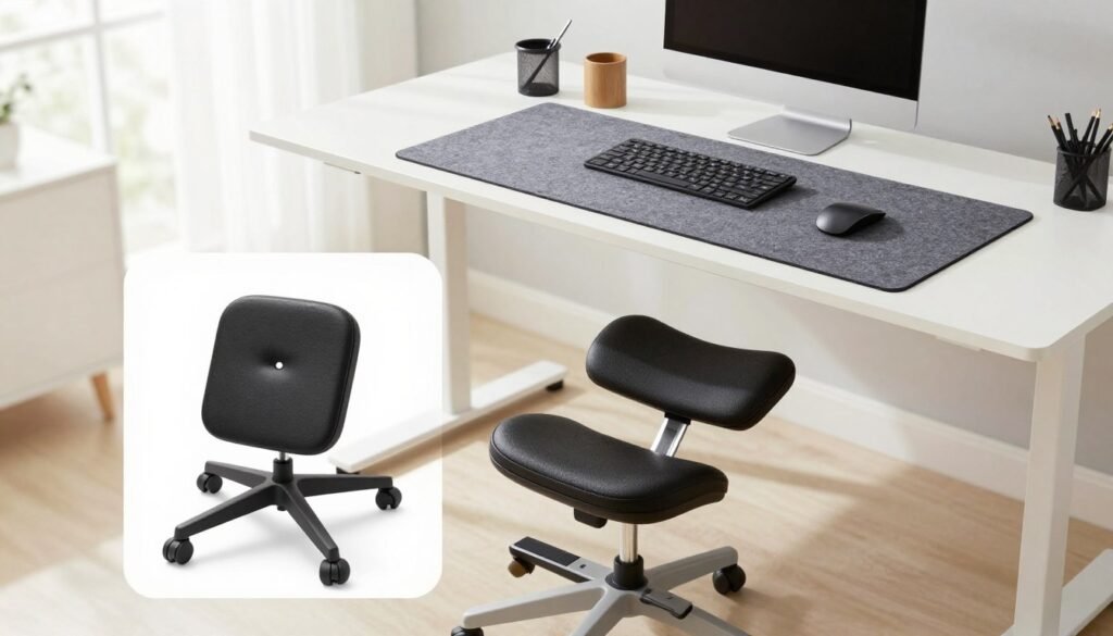 desk mat and adjustable footrest desk mat and adjustable footrest
