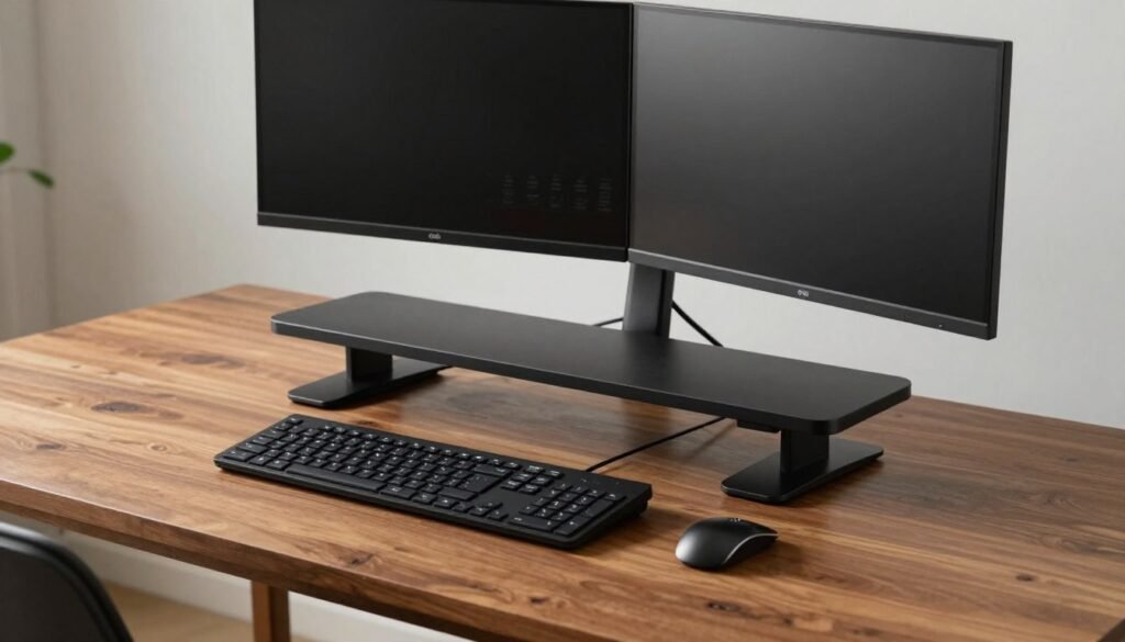 desk riser converter