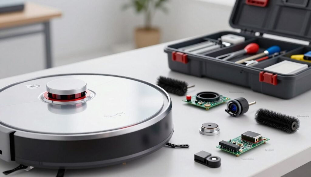 high build quality robot vacuum components and sensors