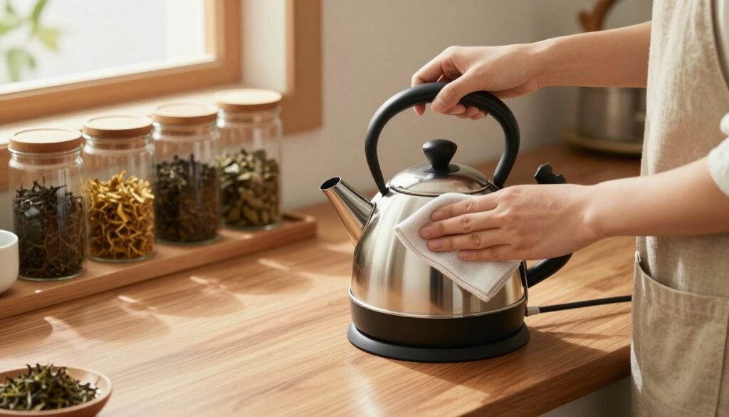 maintaining electric tea kettle