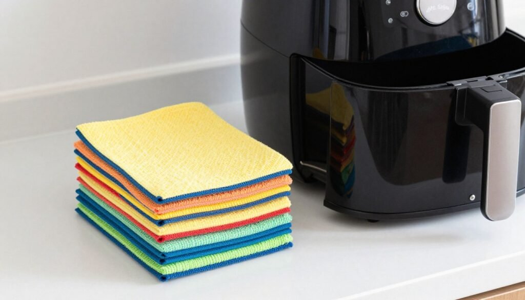 microfiber cleaning cloths pack reusable