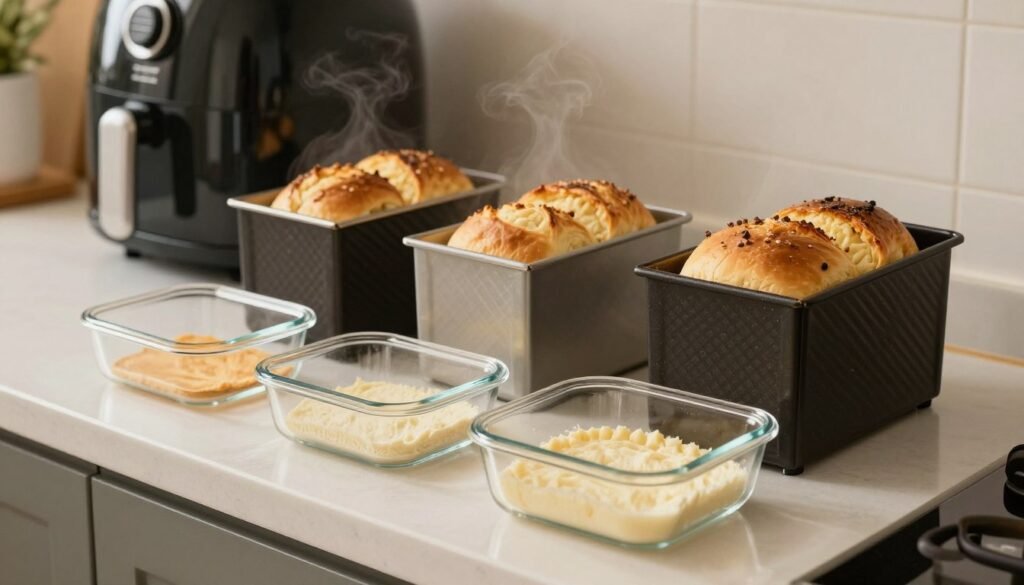 mini loaf pans for air fryer baking