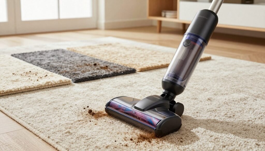vacuum carpet testing