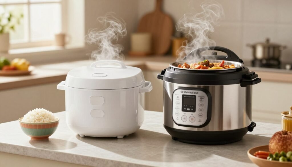 Rice Cooker vs Instant Pot