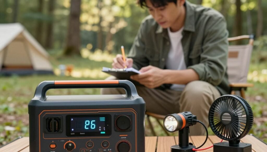 testing portable power station performance and output