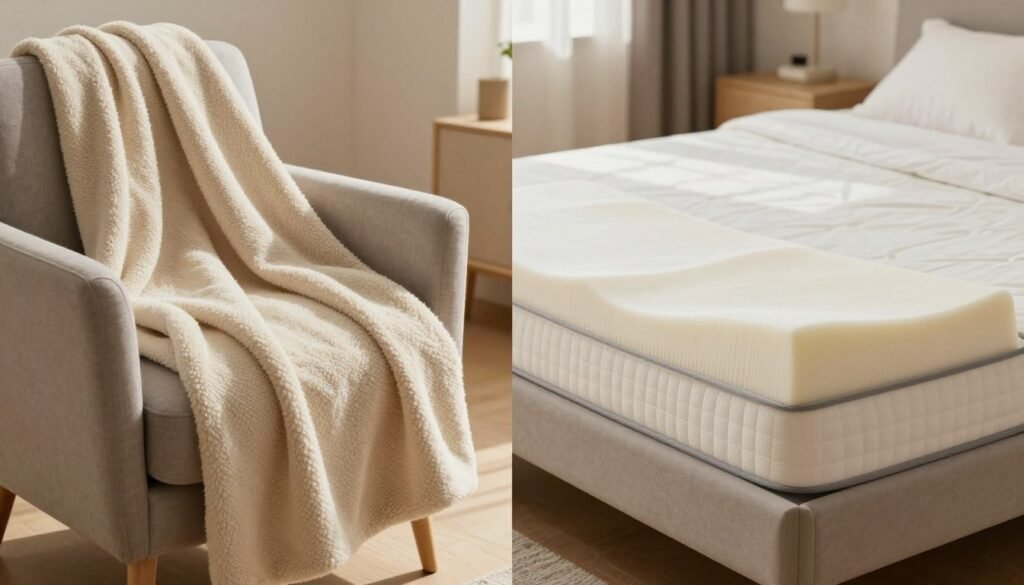 weighted blanket vs memory foam comparison weighted blanket vs memory foam comparison